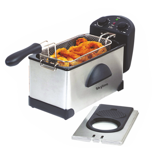 Skyline 2000W Deep Fryer with Timer | 3L Capacity for Perfect Frying Every Time - Skyline Appliances