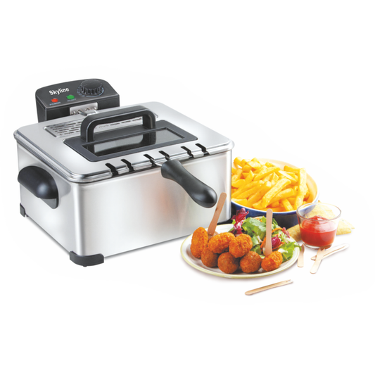 Skyline 2500W Deep Fryer with Triple Basket, 5 Litres – Versatile and Powerful Frying for Large Meals - Skyline Appliances