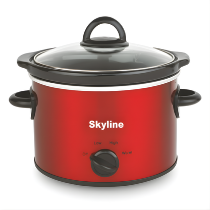 Skyline 3L Slow Cooker - Single Pot, 200 Watts for Perfect Slow Cooking