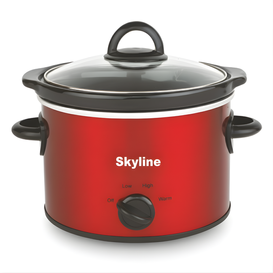 Skyline 3L Slow Cooker - Single Pot, 200 Watts for Perfect Slow Cooking