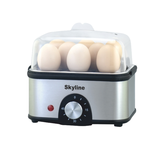 Skyline 500W Stainless Steel Electric Egg Boiler, Quick & Easy Perfect Eggs Every Time