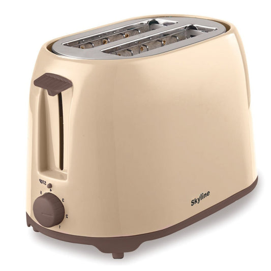 Skyline 750W 2-Slice Pop-Up Toaster with 7 Browning Levels and Cool Touch Body - Skyline Appliances