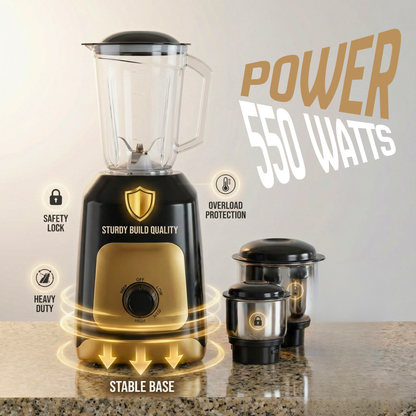 Skyline 600W Mixer Grinder with 3 Jars