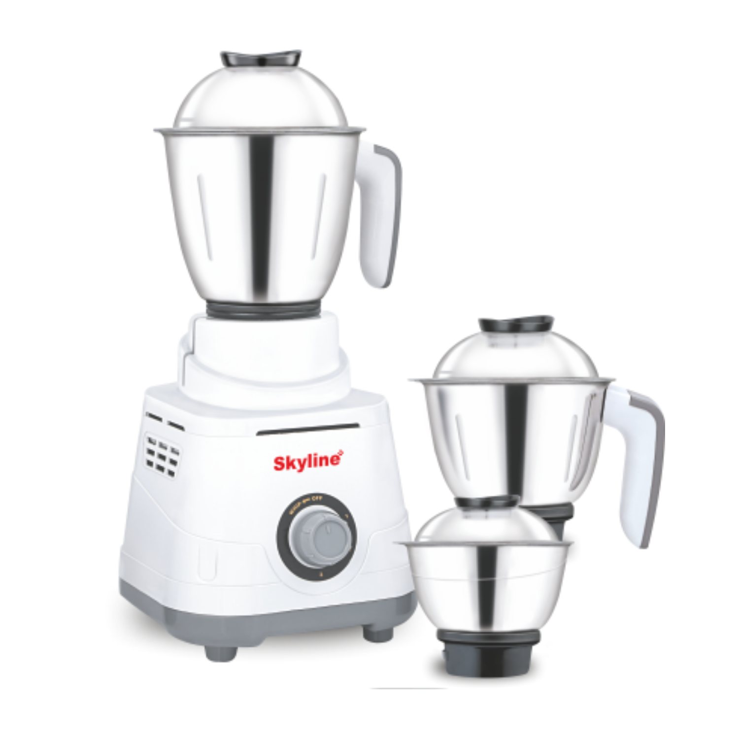 Skyline 750-Watt Mixer Grinder with 3 Jars – Power-Packed Performance for Every Kitchen - Skyline Appliances