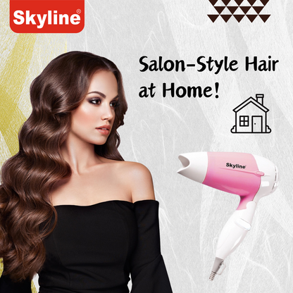 Skyline Hair Dryer 700W Style On The-Go with Precision