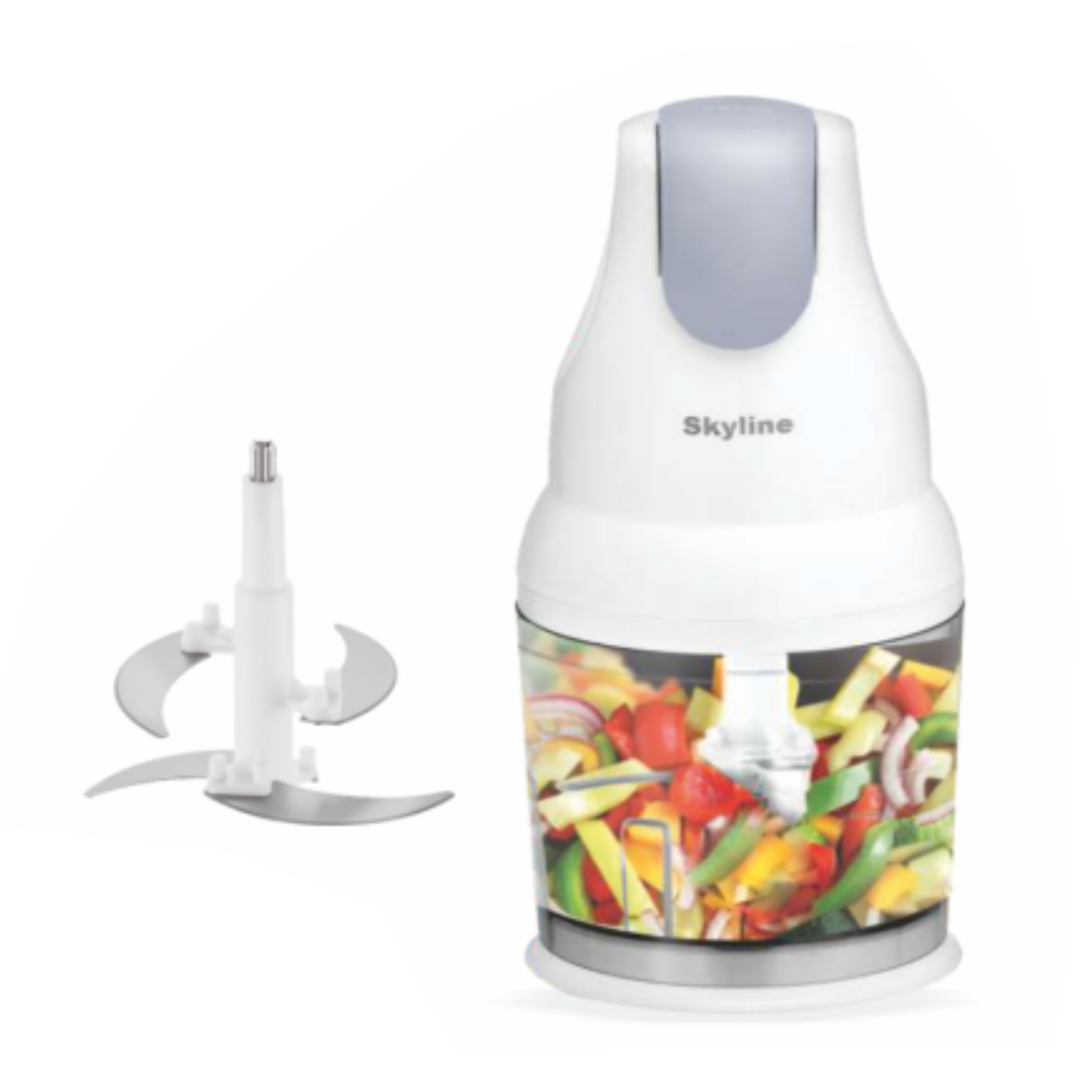 Skyline Electric Chopper 300 Watts with 650ml Capacity - Skyline Appliances