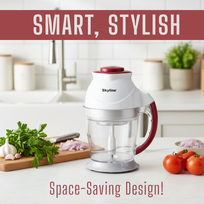 Skyline Electric Chopper 300 Watts with 700ml Capacity