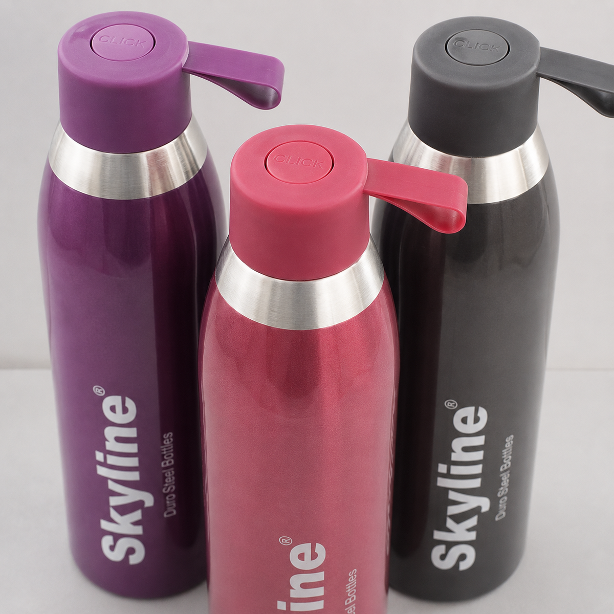 Skyline CLICK bottle cap and carry loop detail