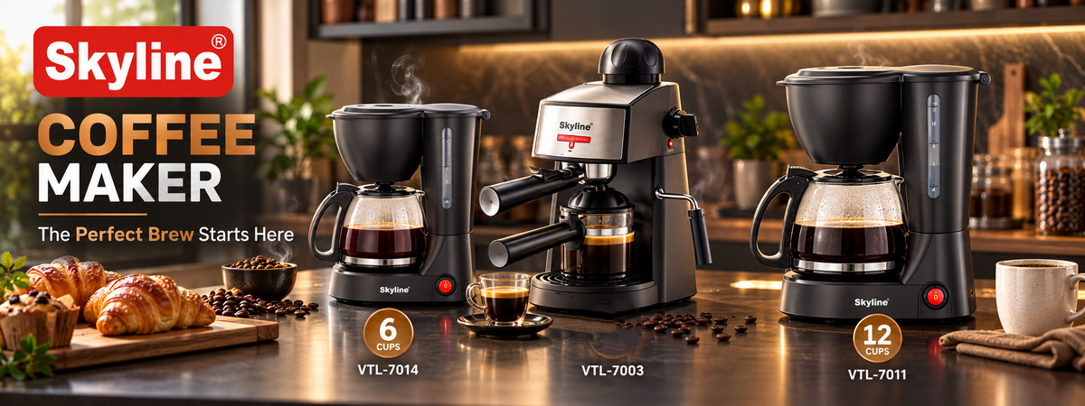 Skyline Coffee Maker banner