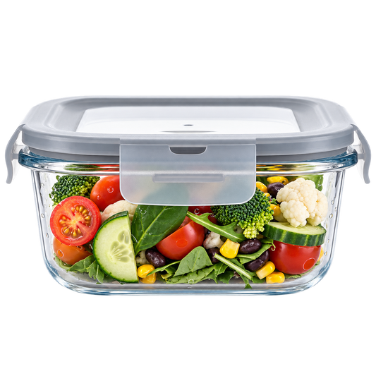 Skyline Eco-Fresh FC-01 320ml borosilicate glass food container with airtight locking lid