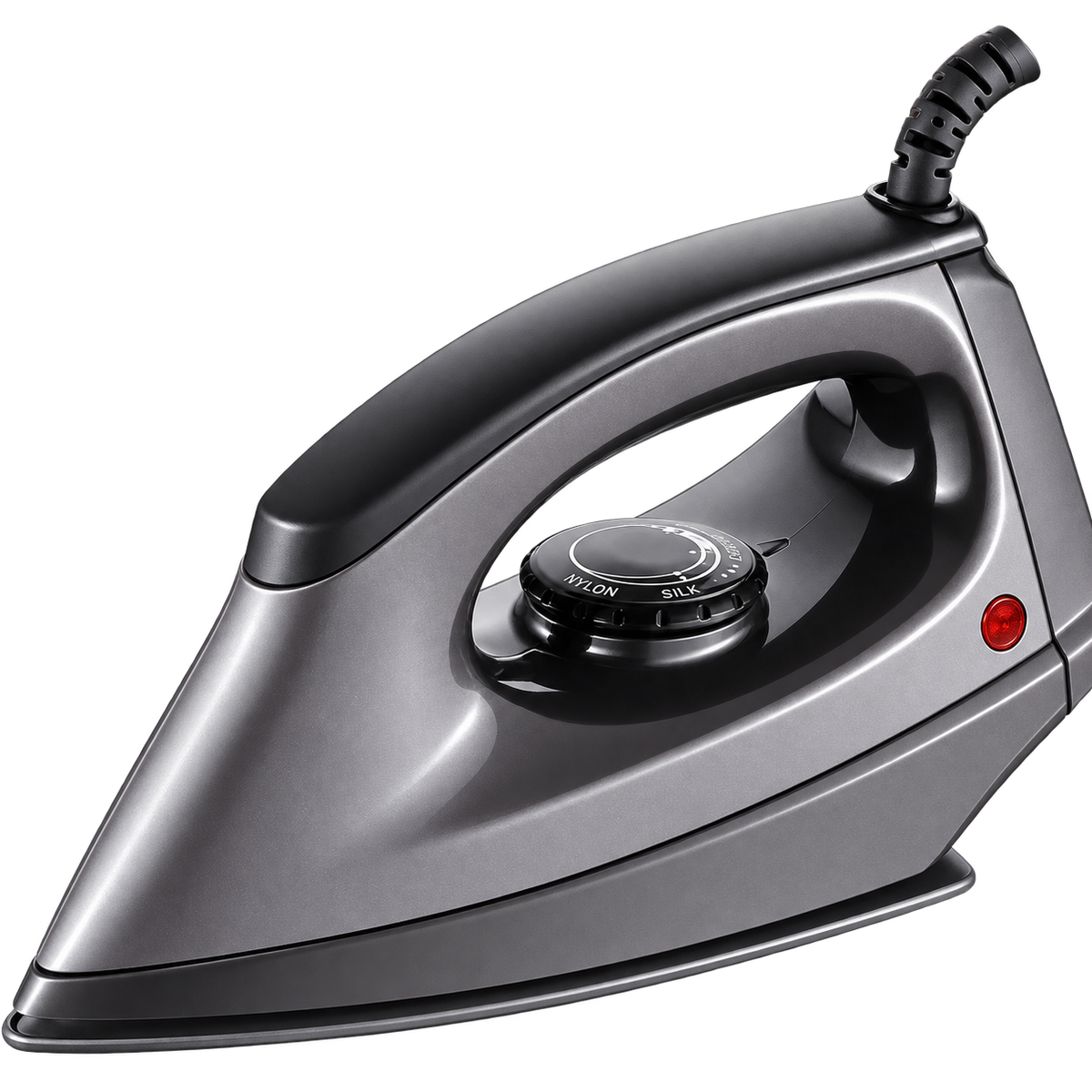 Skyline VTL-1008 1000W electric dry iron in grey and black with temperature control and swivel cord
