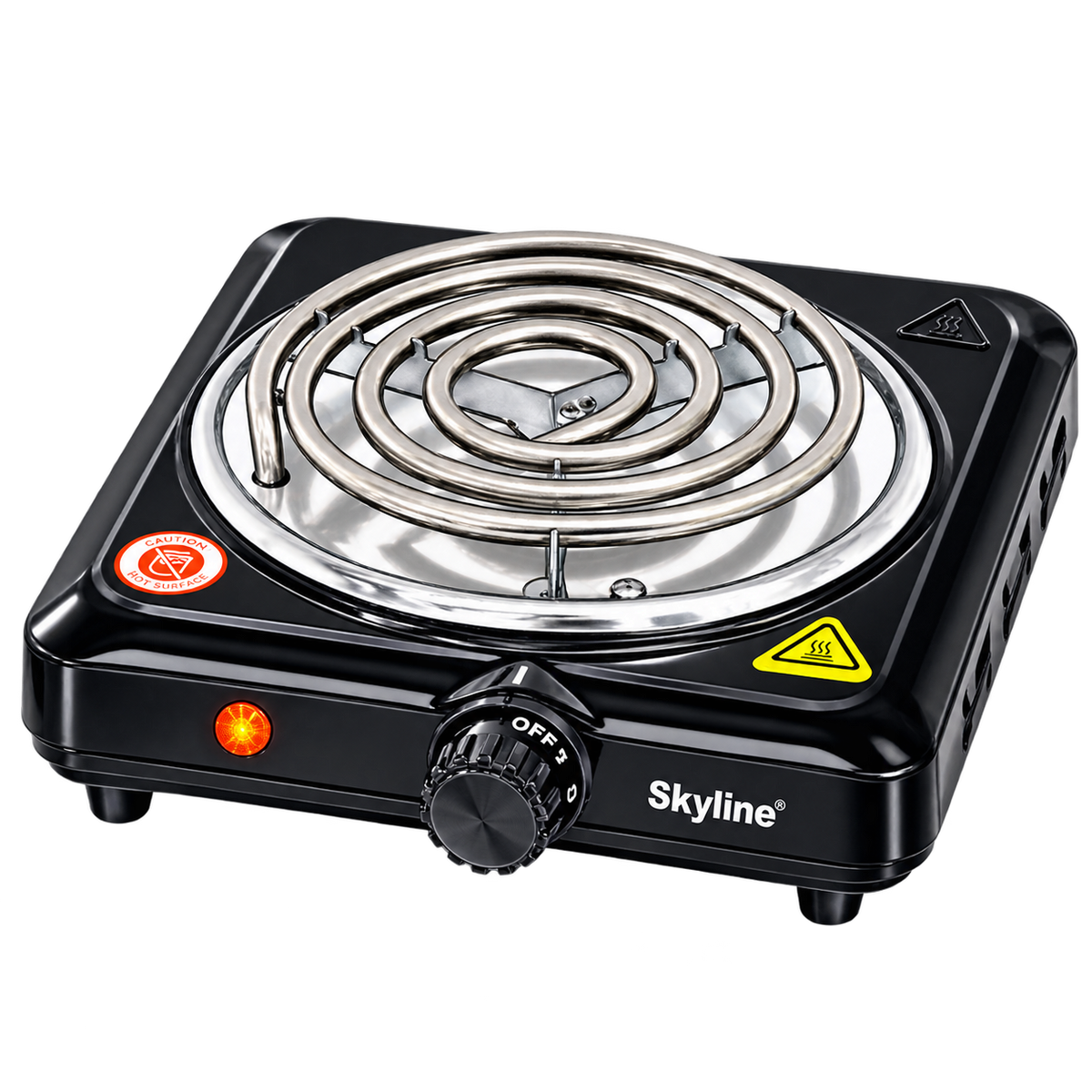 Skyline VTL-1550 1500W Electric Hot Plate with adjustable temperature control
