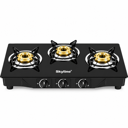Skyline X-Series VTL-2121 3 Burner Glass Top Cooktop