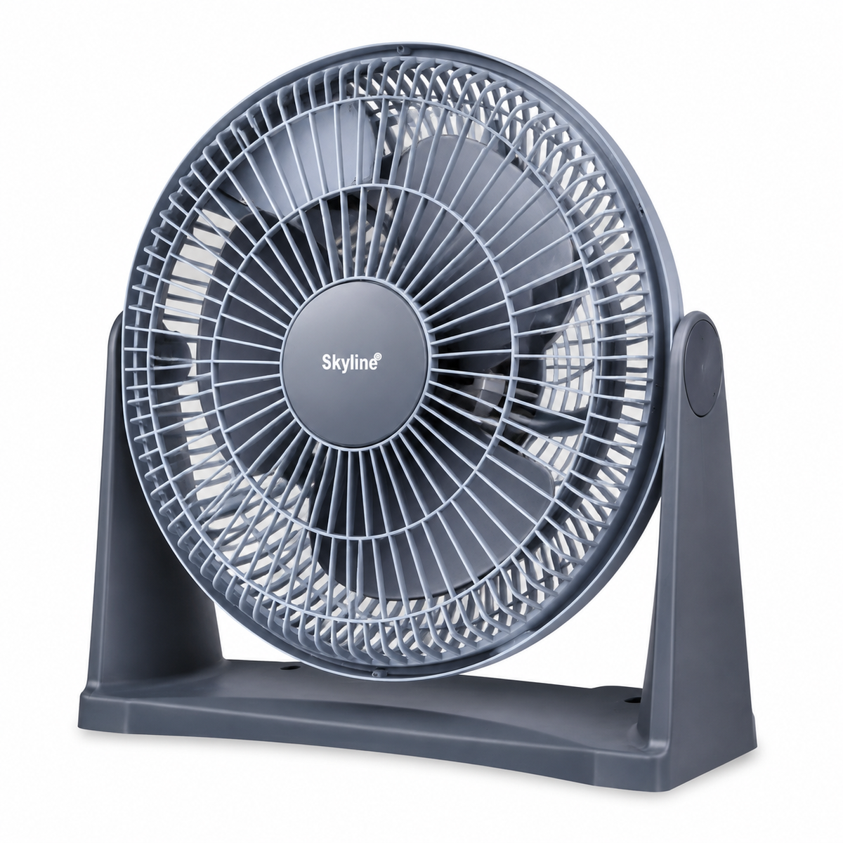 Skyline VTL-2444 desk fan from an alternate studio angle