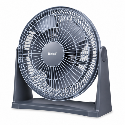 Skyline VTL-2444 desk fan from an alternate studio angle