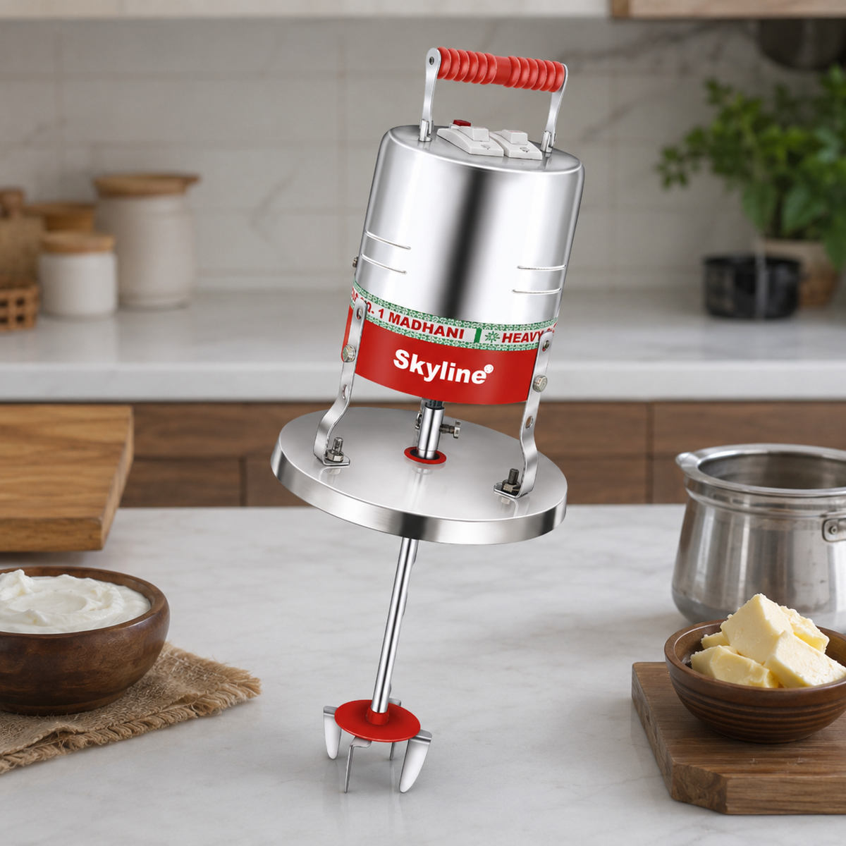 Skyline VTL-3100 madhani machine in a premium kitchen setting