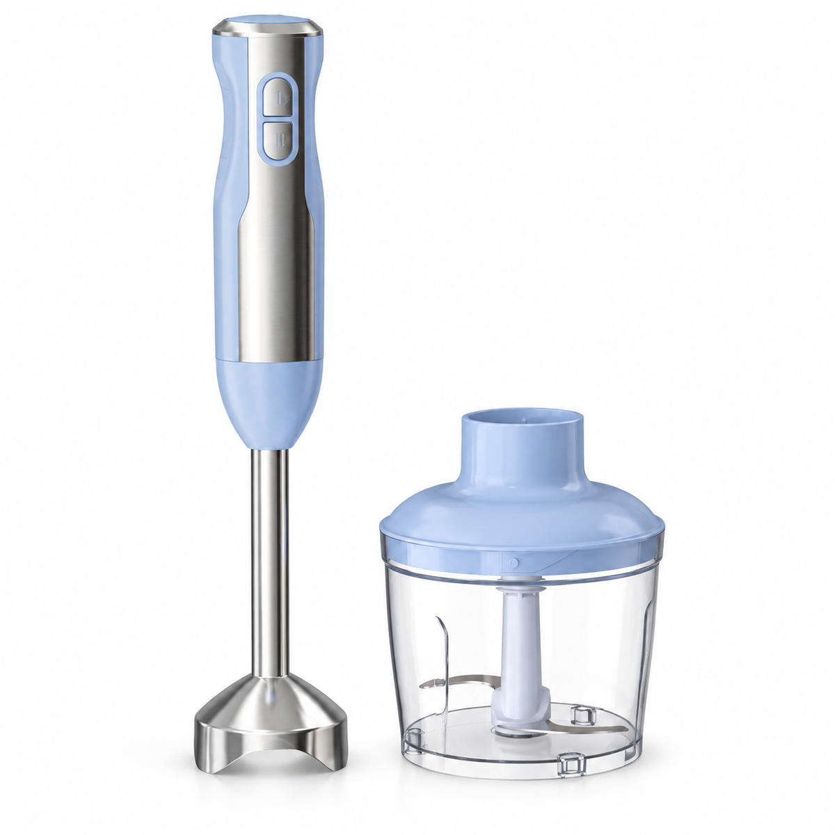 Skyline VTL-4060 SS hand blender and chopper with white background