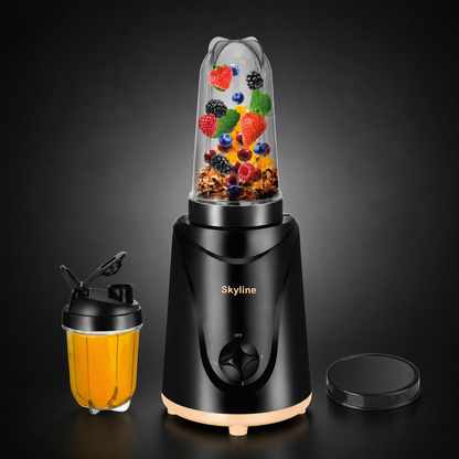 Skyline VTL-4455 black and gold Nutri Mix Pro premium studio view