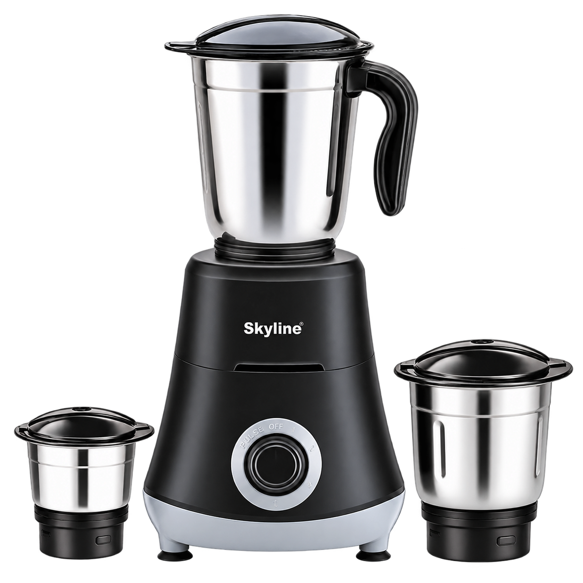 Skyline VTL-5000 600W 3 Jar Mixer Grinder with stainless-steel jars