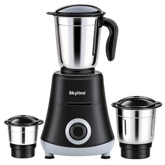 Skyline VTL-5000 600W 3 Jar Mixer Grinder with stainless-steel jars