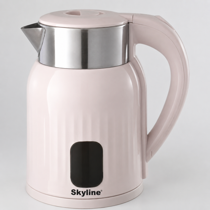 Skyline VTL-5007 brushed steel electric kettle detailed view