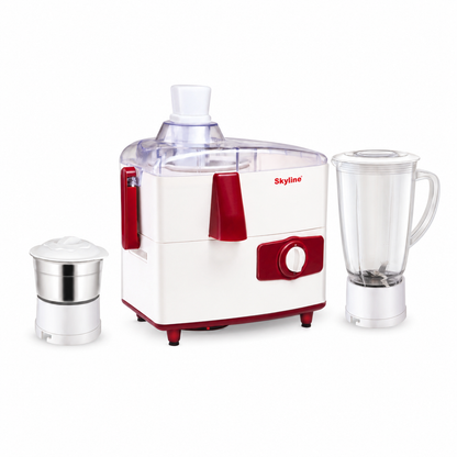 Skyline VTL-6000 juicer mixer grinder with two included jars hero view