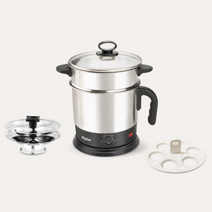 Skyline VTL-7071 stainless steel multipurpose kettle alternate angle
