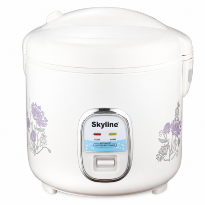 Skyline VTL-9080 rice cooker cook and warm control panel detail