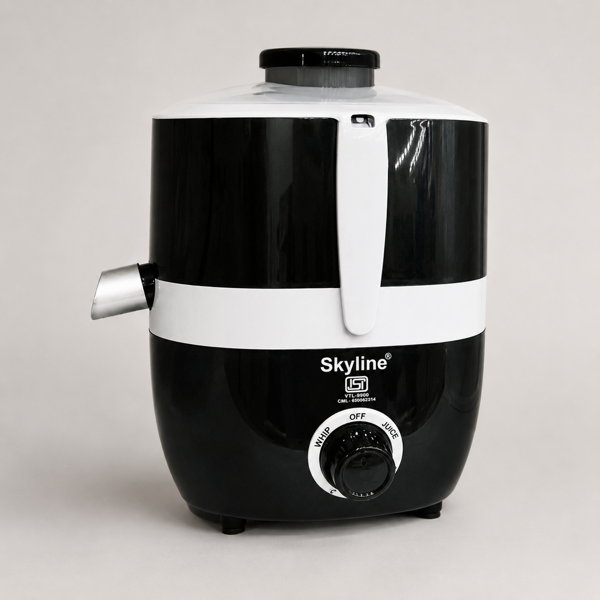 Skyline VTL-9900 juice extractor alternate studio angle