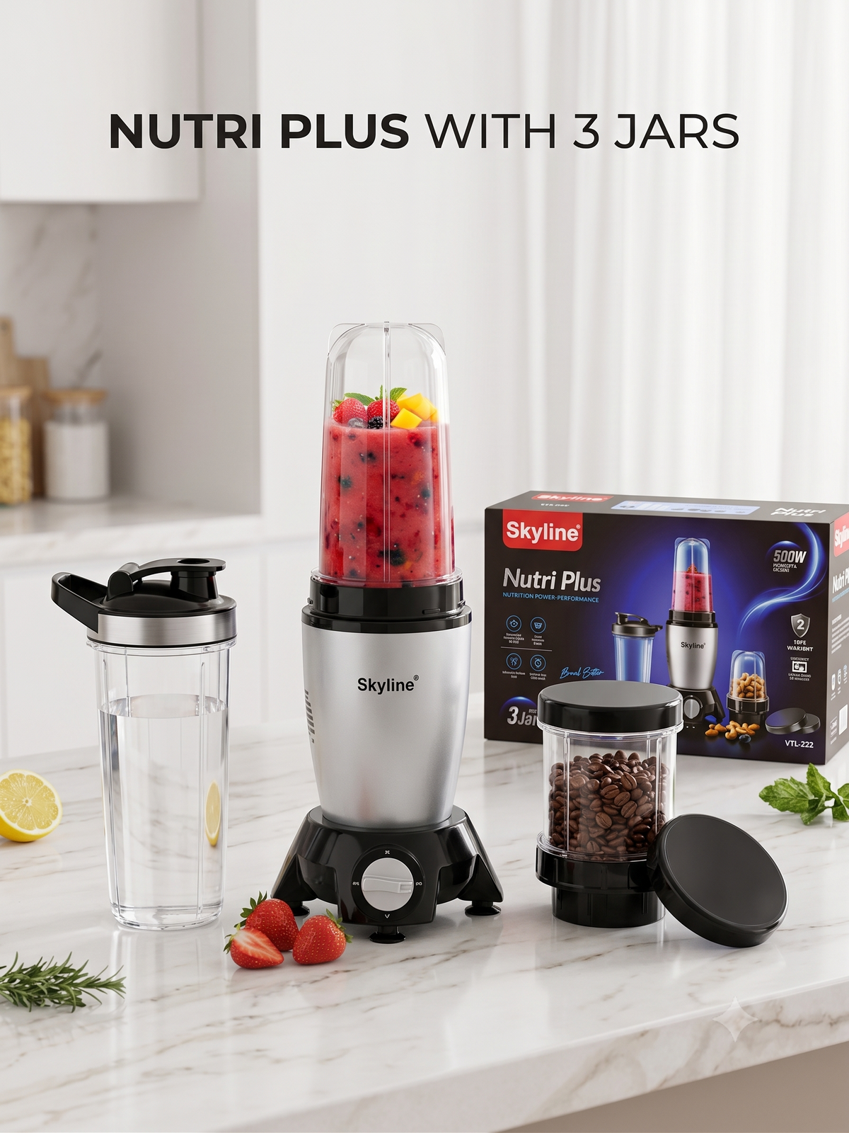 Skyline Nutri Plus with 3 Jars
