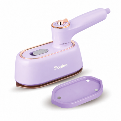 Skyline VTL-5104 garment steamer control dial button and removable tray detail